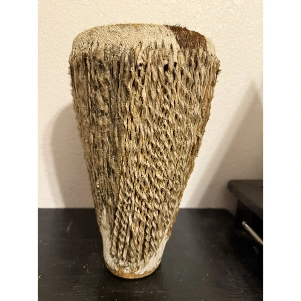African Bongo Drum Zebra‎ Fur 12